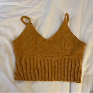 Knit crop top